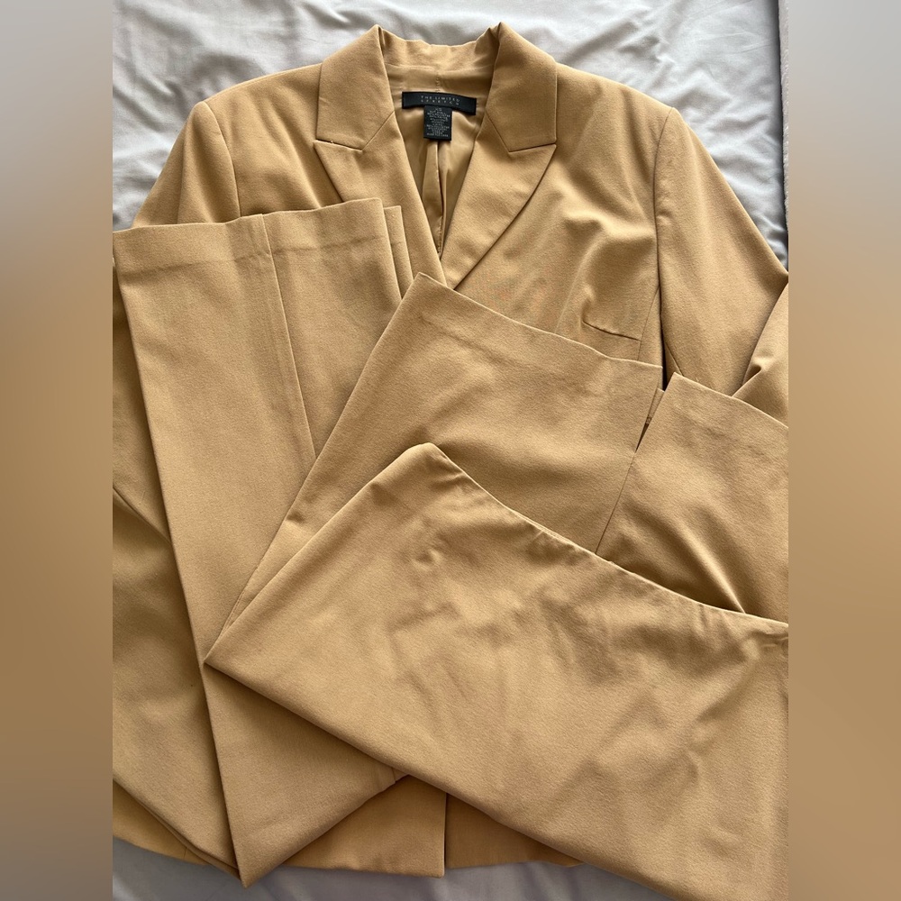 3 PIECE Classic Tan Suit Set